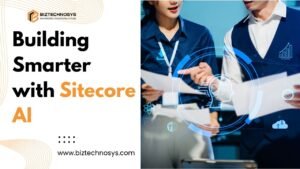 Professionals collaborating on the Sitecore AI Platform