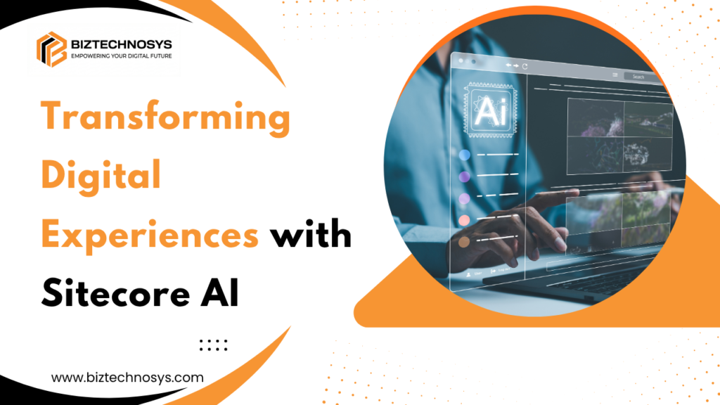 Sitecore AI transforming digital experiences with intelligent content and personalization.